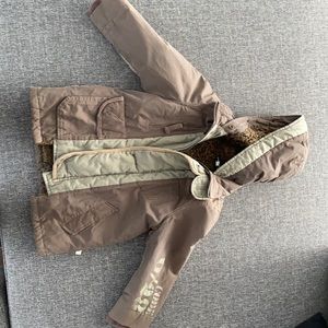 Khaki boys or girls coat